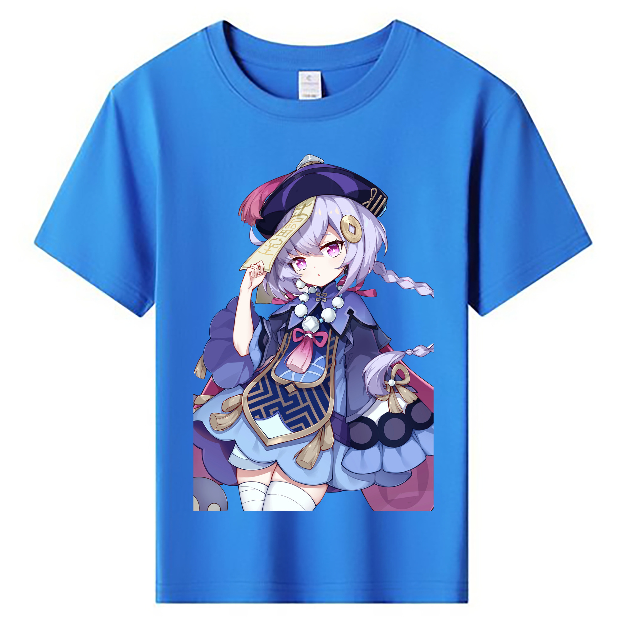 げんし神 七七 なな  genshin Nana 綿100％キッズTシャツ（フロントプリント）